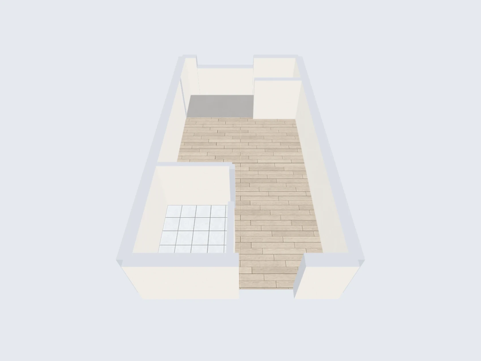 현황도를 옮긴 3D 입체 평면도